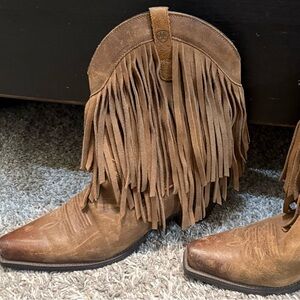 Ariat Gold Rush boots fringe womens 11